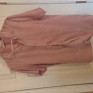 Elegant Satin Button-Down Shirt